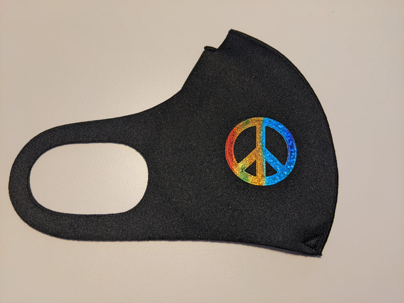 Copper Filter Face Mask - Peace, Be Kind, Smile