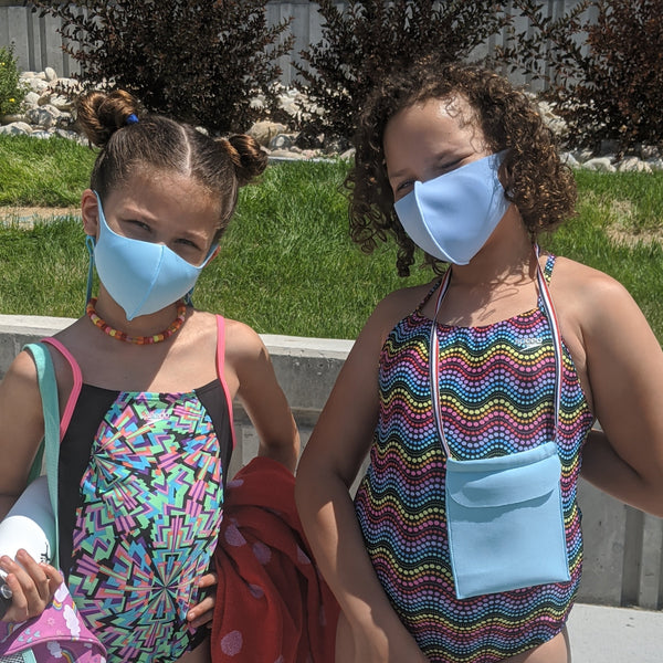 Cloth Face Mask, Copper Ion Fabric Filter - Peace, Love, Kindness & Schools