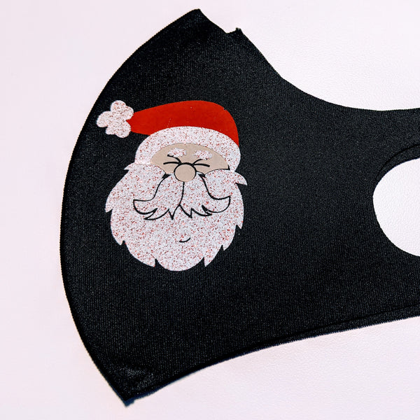 Cloth Face Mask, Copper Ion Fabric Filter - Happy Holidays