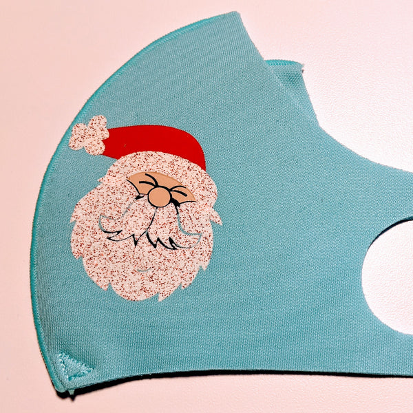 Cloth Face Mask, Copper Ion Fabric Filter - Happy Holidays