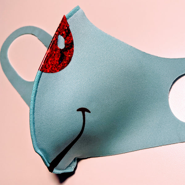 Cloth Face Mask, Copper Ion Fabric Filter - Happy Holidays
