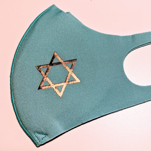 Cloth Face Mask, Copper Ion Fabric Filter - Happy Holidays