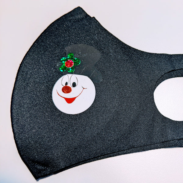 Cloth Face Mask, Copper Ion Fabric Filter - Happy Holidays