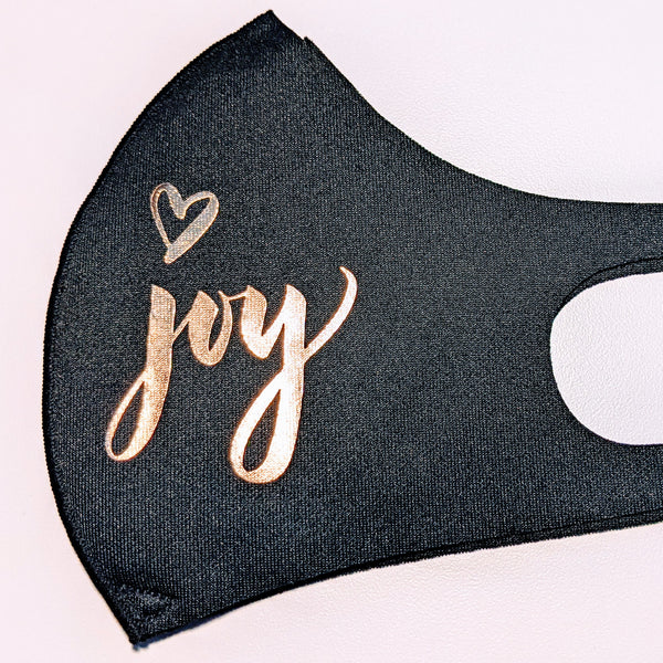 Cloth Face Mask, Copper Ion Fabric Filter - Happy Holidays