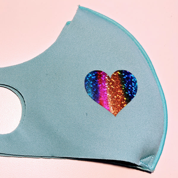 Cloth Face Mask, Copper Ion Fabric Filter - Happy Holidays