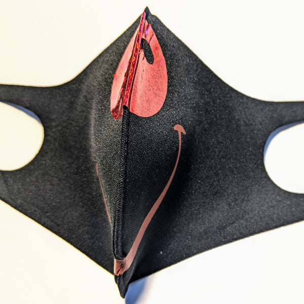 Cloth Face Mask, Copper Ion Fabric Filter - Happy Holidays