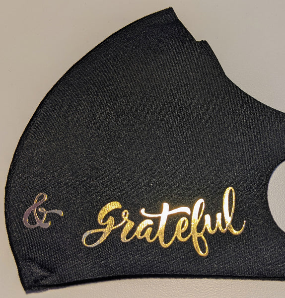 Cloth Face Mask, Copper Ion Fabric Filter - Happy Holidays