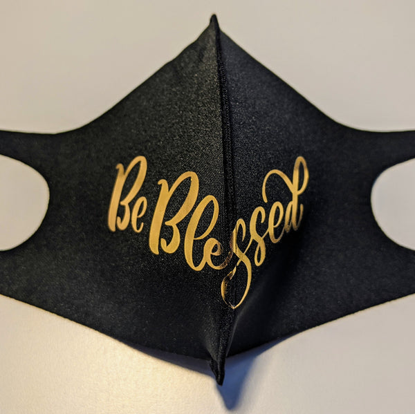Cloth Face Mask, Copper Ion Fabric Filter - Happy Holidays