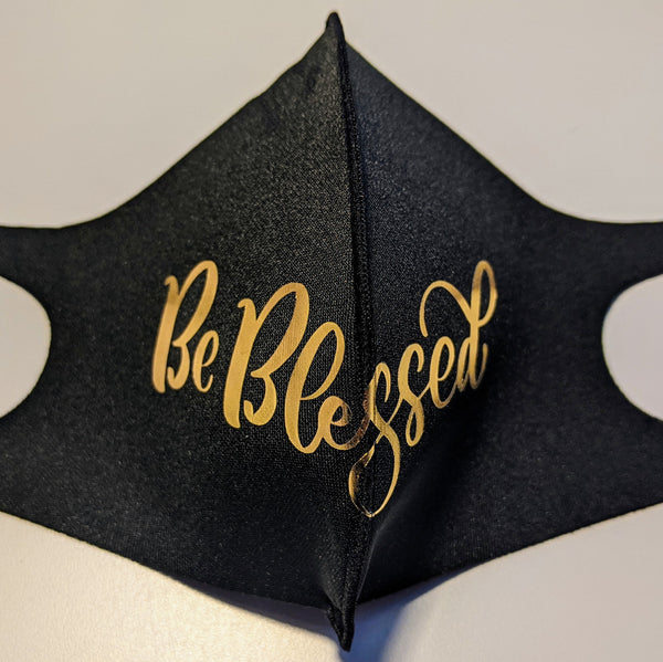 Cloth Face Mask, Copper Ion Fabric Filter - Happy Holidays