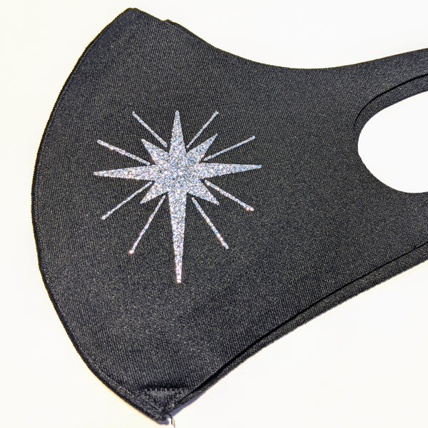 Cloth Face Mask, Copper Ion Fabric Filter - Happy Holidays