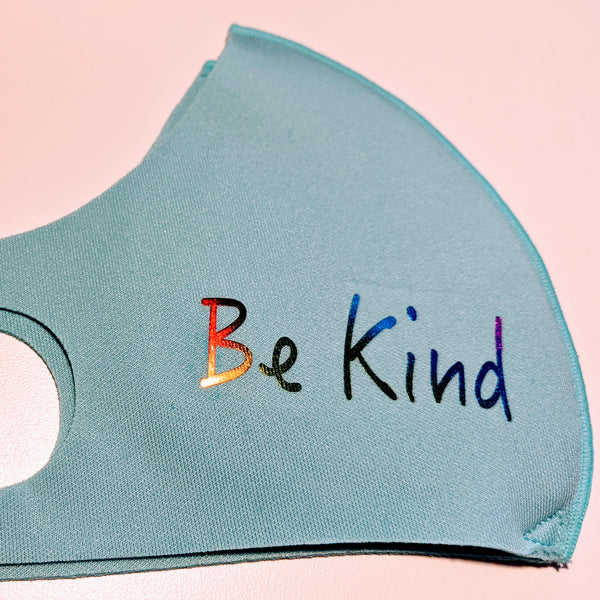 Cloth Face Mask, Copper Ion Fabric Filter - Peace, Love, Kindness & Schools