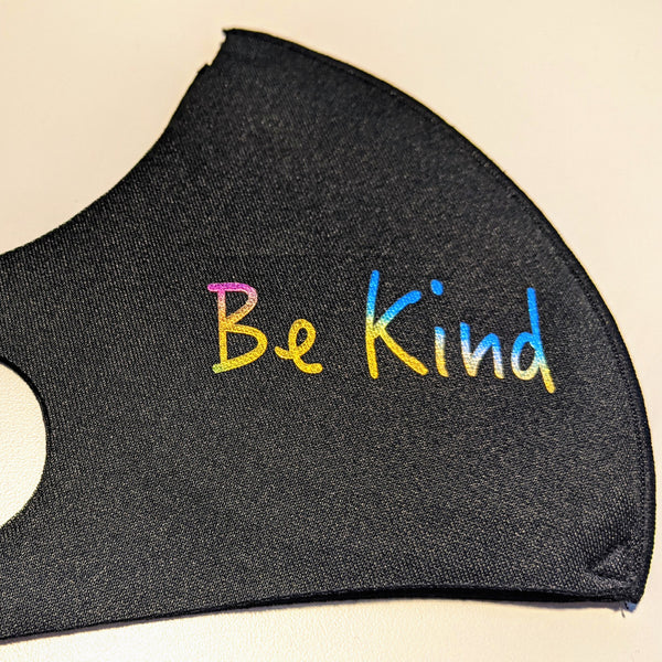 Cloth Face Mask, Copper Ion Fabric Filter - Peace, Love, Kindness & Schools