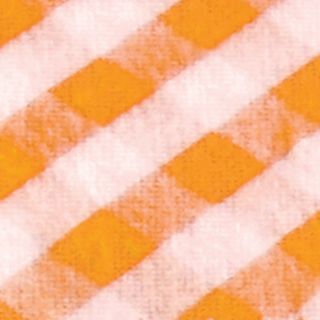 Blue&Orange Gingham Bibby Mat